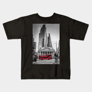 View of the City, London, with London Bus Kids T-Shirt